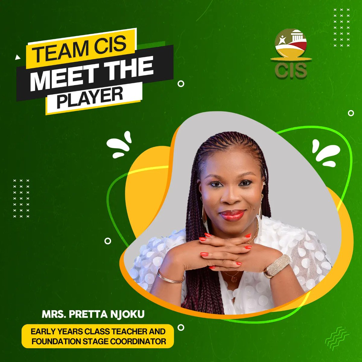 cis_lagos03's tweet photo. We’re extremely proud of our team and the great strides they’ve made in the past years.
Meet Mrs. Pretta Njoku, who is one of our vital team member.
To learn more about the significant role she plays at CIS, please scroll through.
#CIS #teamCIS #teamplayer
#meettheplayer https://t.co/8UeEuQf6WK