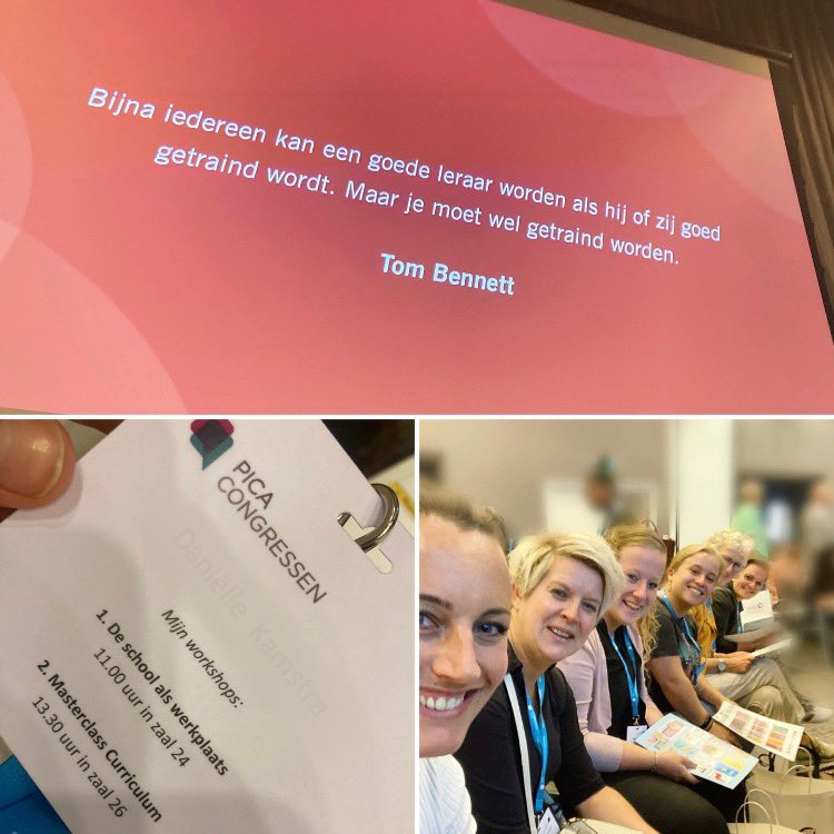 DanielleKamstra's tweet photo. Ontzettend veel zin om vandaag samen weer getraind te worden op #onderwijscongres #pica @GWiekslag https://t.co/KY8IEeXYSK