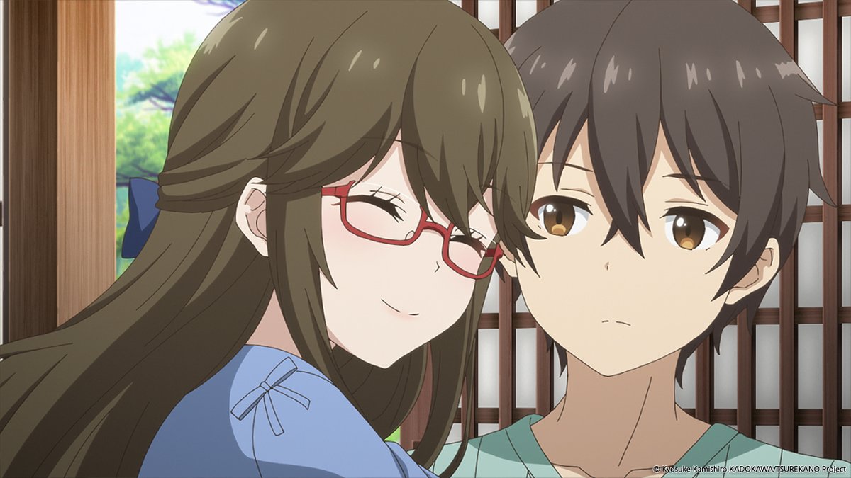 [애니플러스 9/15 00:00 방송 『새 엄마가 데려온 딸이 전 여친이었다』 11화 "전 연인은 귀성한다 '잘 웃는 사람이었지'"] -시골로 귀성한 이리도 일가....