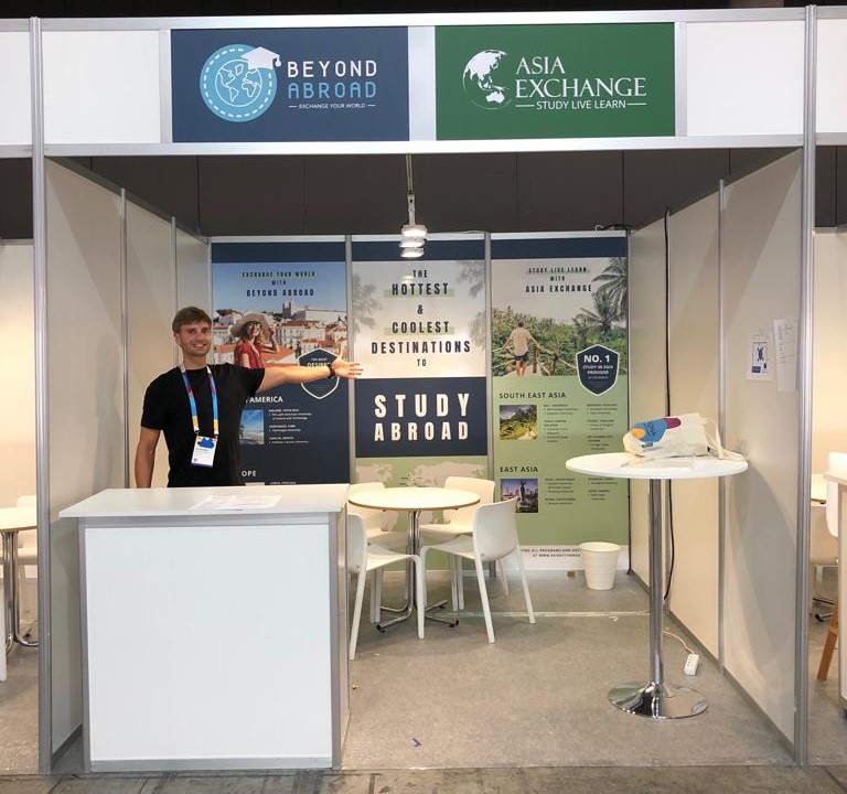#AsiaExchange &amp; #BeyondAbroad goes EAIE! We're excited to welcome you at our booth E54 at #EAIE2022 in #Barcelona!