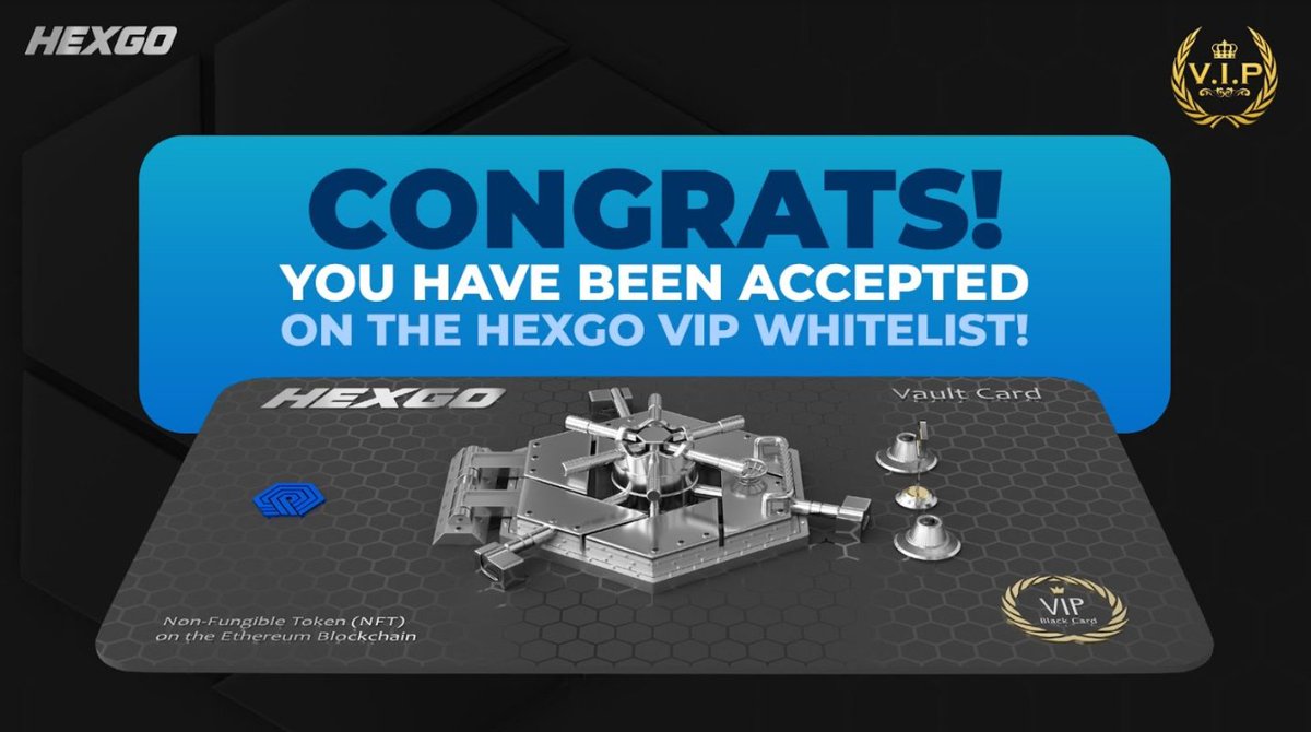 cryptorb74's tweet image. A WL like no other - I just got mine, can't wait!
If you you are not in #HEXGO space, you should be!