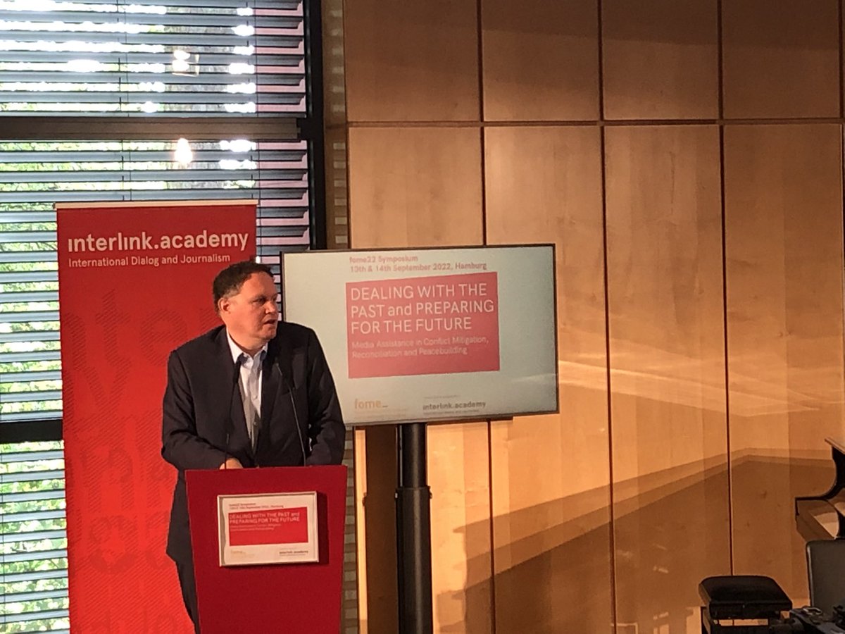 Thomson Media (@thomsonmediade) on Twitter photo Journalism is responsible that conversions of a society, of a democracy take place with the goal to find a common understanding. @CarstenBrosda in his remarks on the 2nd day of #fome2022 hosted by <a href="/InterlinkAca/">Interlink Academy</a> Journalism is responsible that conversions of a society, of a democracy take place with the goal to find a common understanding. @CarstenBrosda in his remarks on the 2nd day of #fome2022 hosted by <a href="/InterlinkAca/">Interlink Academy</a>