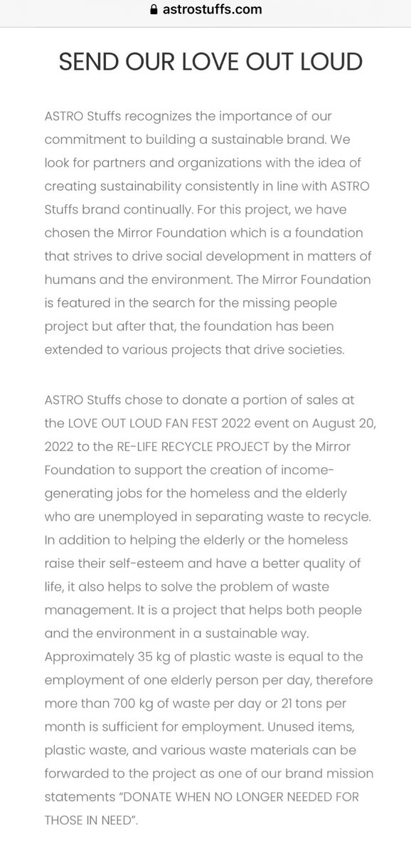 wooziiefern's tweet photo. โครงการ RE-LIFE RECYCLE PROJECT มูลนิธิกระจกเงาเพื่อสนับสนุนการสร้างงานสร้างรายได้ให้กับคนไร้บ้านและผู้สูงอายุที่ว่างงานแยกขยะรีไซเคิลนอกจากจะช่วยให้ผู้สูงอายุหรือคนไร้บ้านเพิ่มความมั่นใจในตนเองและมีคุณภาพชีวิตที่ดีขึ้นแล้วยังช่วยแก้ปัญหาเรื่องการจัดการขยะอีกด้วย
#astrostuffs https://t.co/biuPWOhwHZ