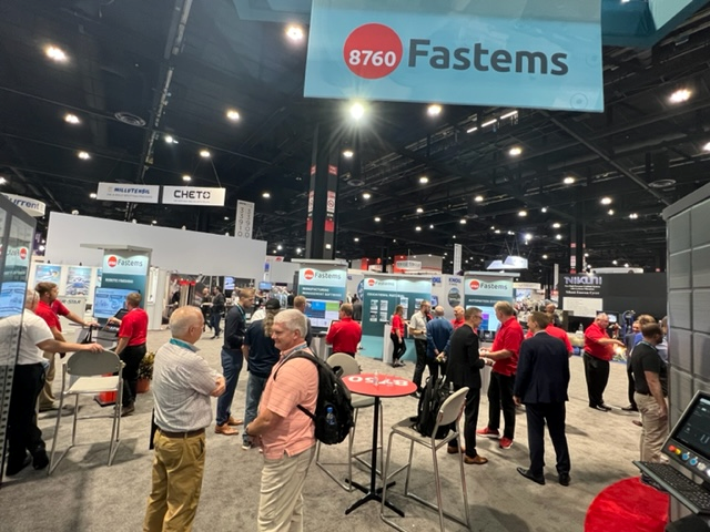 fastems's tweet photo. The #Fastems booth was jamming again today! An amazing amount of great conversations happening all over the place. #IMTS22 is proving to be a great show! Come talk to us in our booth #339186 about our #automation solutions. https://t.co/Crg0vhDljv