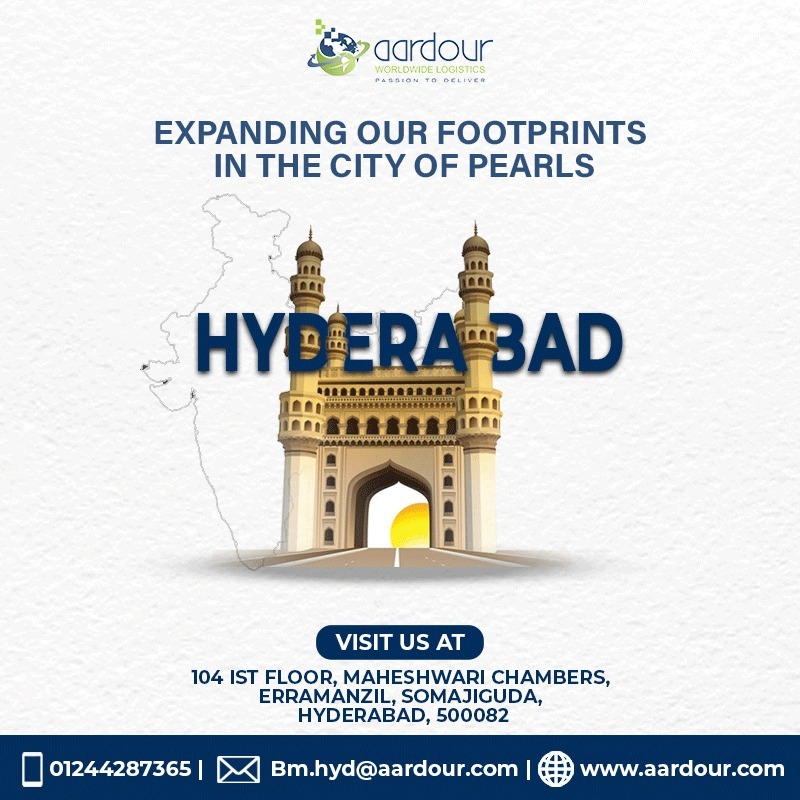 Expanding our footprints in the city of Pearls - Hyderabad

#newoffice #hyderabad #cityofpearls #telangana #logistics #hyderabadcity #office #India #Aardourworldwidelogistics #Aardourlogistics