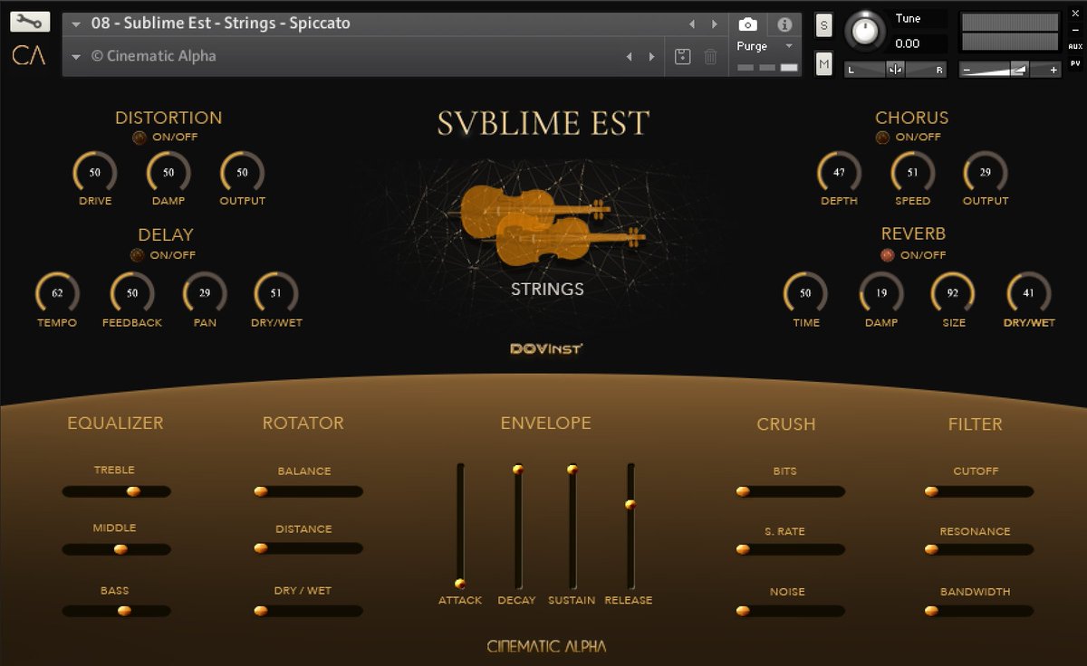 TutorialVideoIT's tweet photo. Giuseppe Corcella reviews Sublime Est by Cinematic Alpha. This very interesting and peculiar library features a full orchestra completely created from scratch by Andrew Fly using digital synthesis...
https://t.co/OXnl2VGgjd https://t.co/Lrdwb3g0Lb