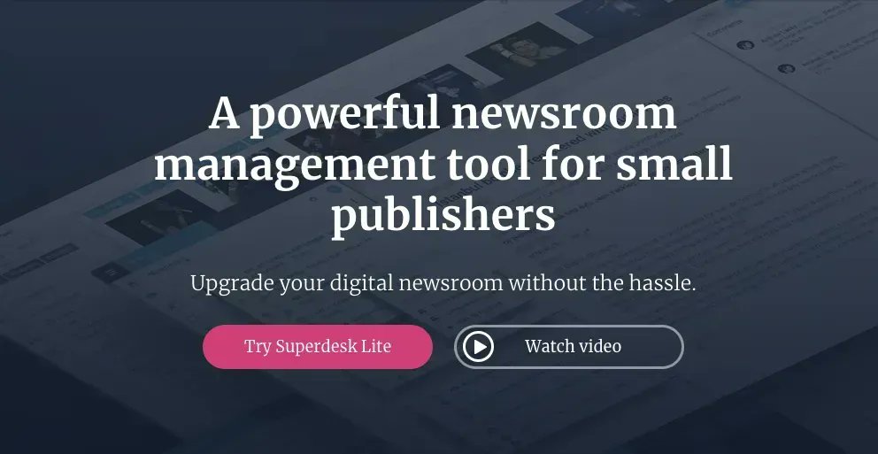 Sourcefabric's tweet photo. For small #newsrooms, many #CMSs can seem like editorial Ferraris when only a Fiat is needed. We've created #Superdesk Lite to help. Packages start at 250€/month and are suitable for organisations with up to 25 users.
Learn more at https://t.co/SHd4OiQp6N #opensourcesoftware https://t.co/tv07N9TCOI