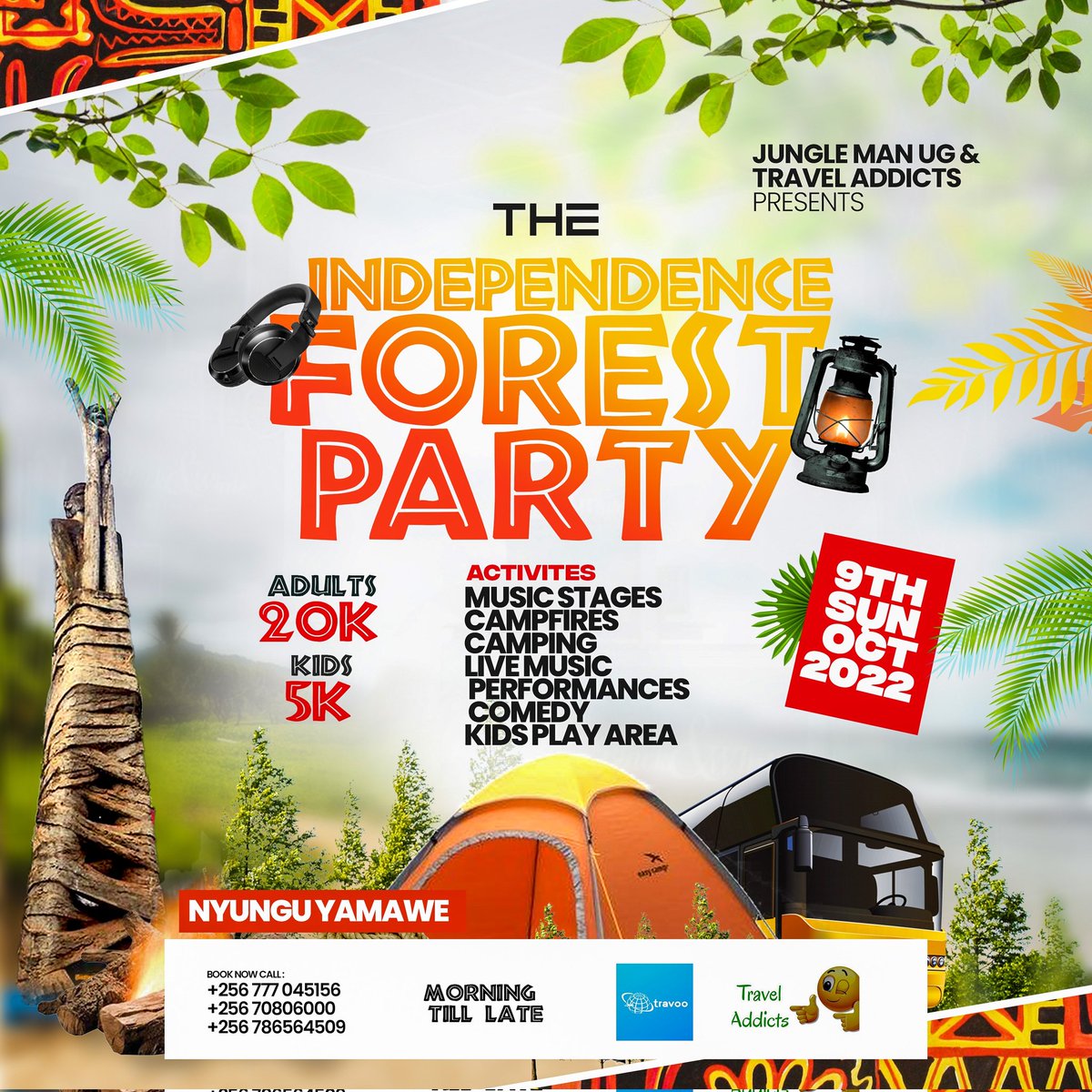 Nyunguforest's tweet photo. The Fun Forest won't stop at nothing from bringing you exciting plots๐ฅ
This coming Independence Day, we bring the party to the woods.
๐ฒ MARK THE DATE ๐ฒ
---
Talk To Us: 0708060000
---
#independenceparty
#DDRAtNyungu
#DisconnectDeclutterRenew
#nyunguyamaweforestpark https://t.co/BhTCh1qjis