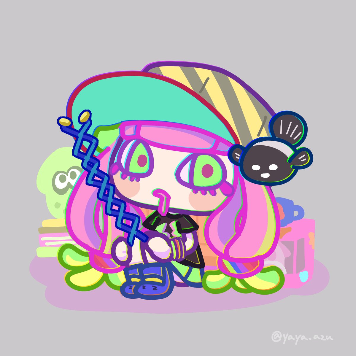 「パル子ちゃん!#Splatoon3 」|やや(よめ)のイラスト