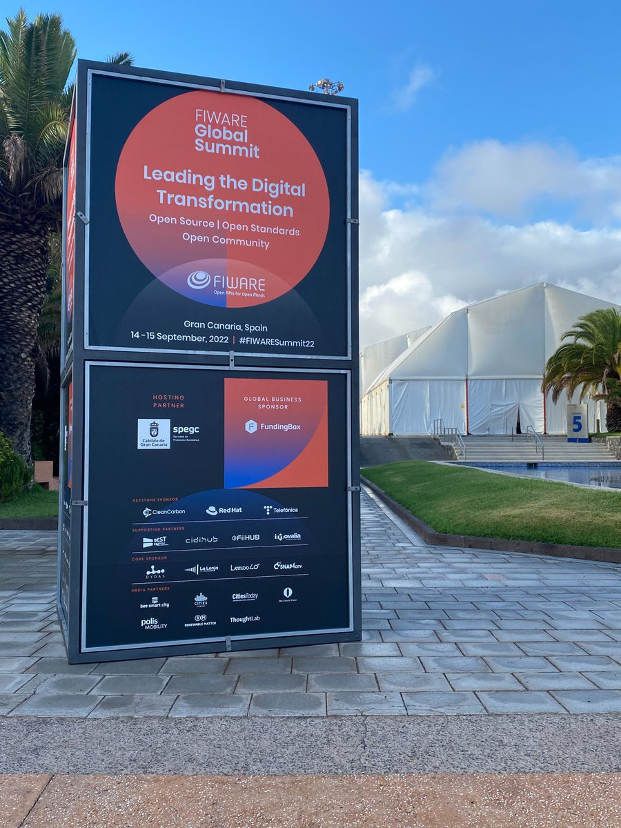 secmotic's tweet photo. 🛎️ ¡Ha llegado la hora! La octava edición #FIWARESummit ya está aquí

Hoy y mañana el @FIWARE Global Summit tendrá lugar en Gran Canaria.

Este evento reúne a más de 520 miembros de todo el mundo y a su ecosistema de innovación. Entre ellos, @Secmotic estará presente.

¡Atentos! https://t.co/foKjmXCbTo