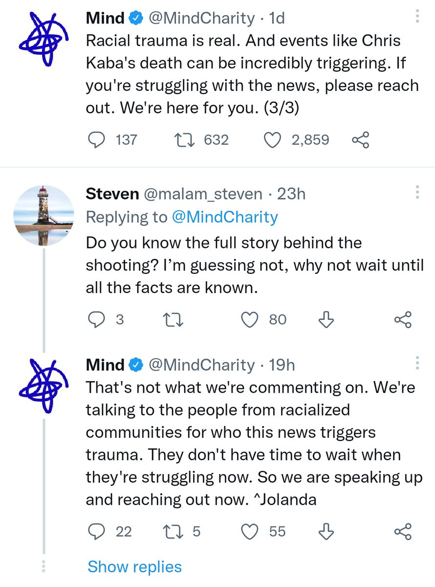Sending love and support to the <a href="/MindCharity/">Mind</a> social team doing amazing work, calmly and clearly responding to all these comments and loads more...
