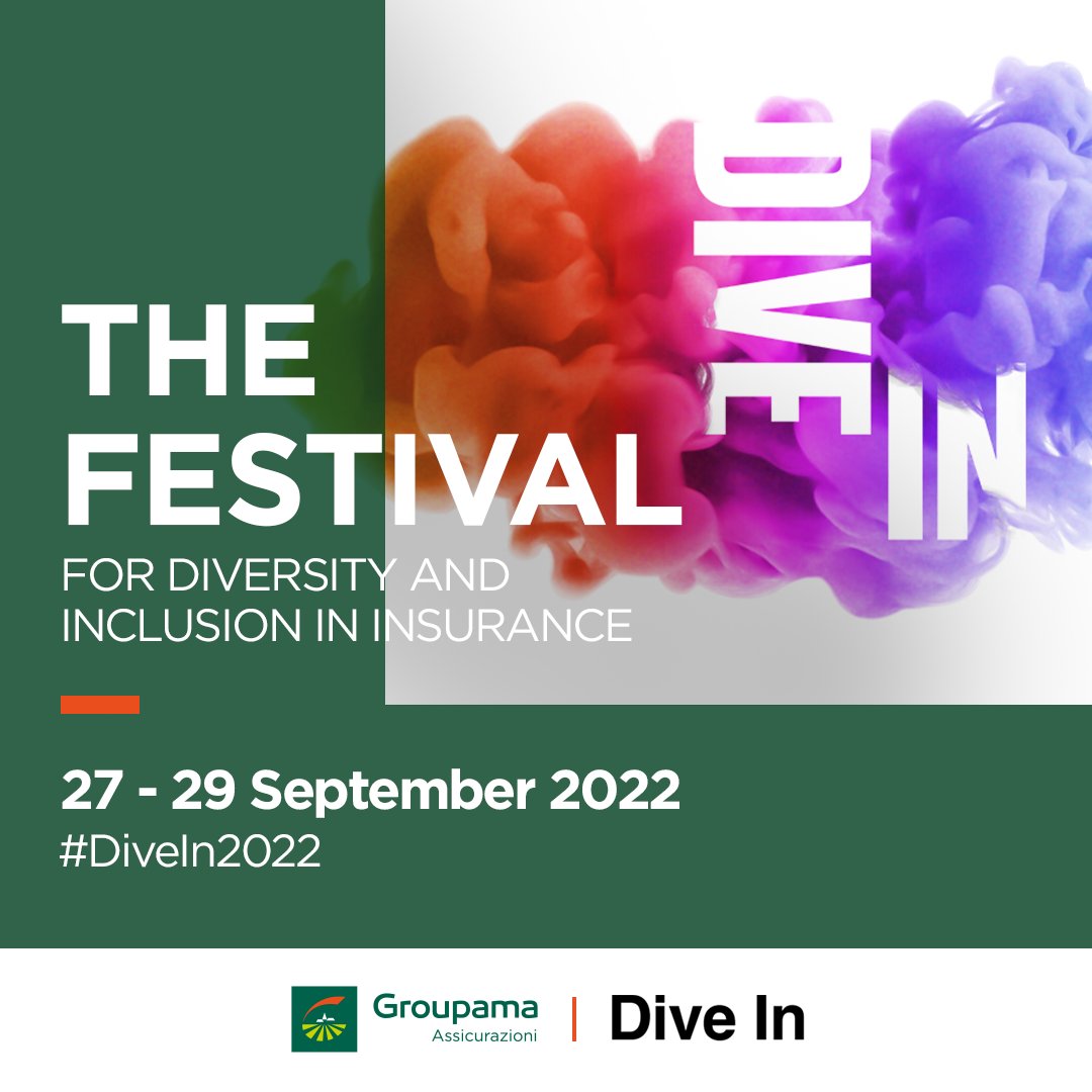 Il 27 settembre, dalle 15 alle 16:30, parteciperemo al @DiveInFest: l’evento dedicato alla diversità e all’inclusione in azienda. Iscriviti al nostro webinar gratuito “Prendersi cura. Di sé, degli altri, dell'organizzazione”.
Registrati qui👇
bit.ly/DiveInGroupama…