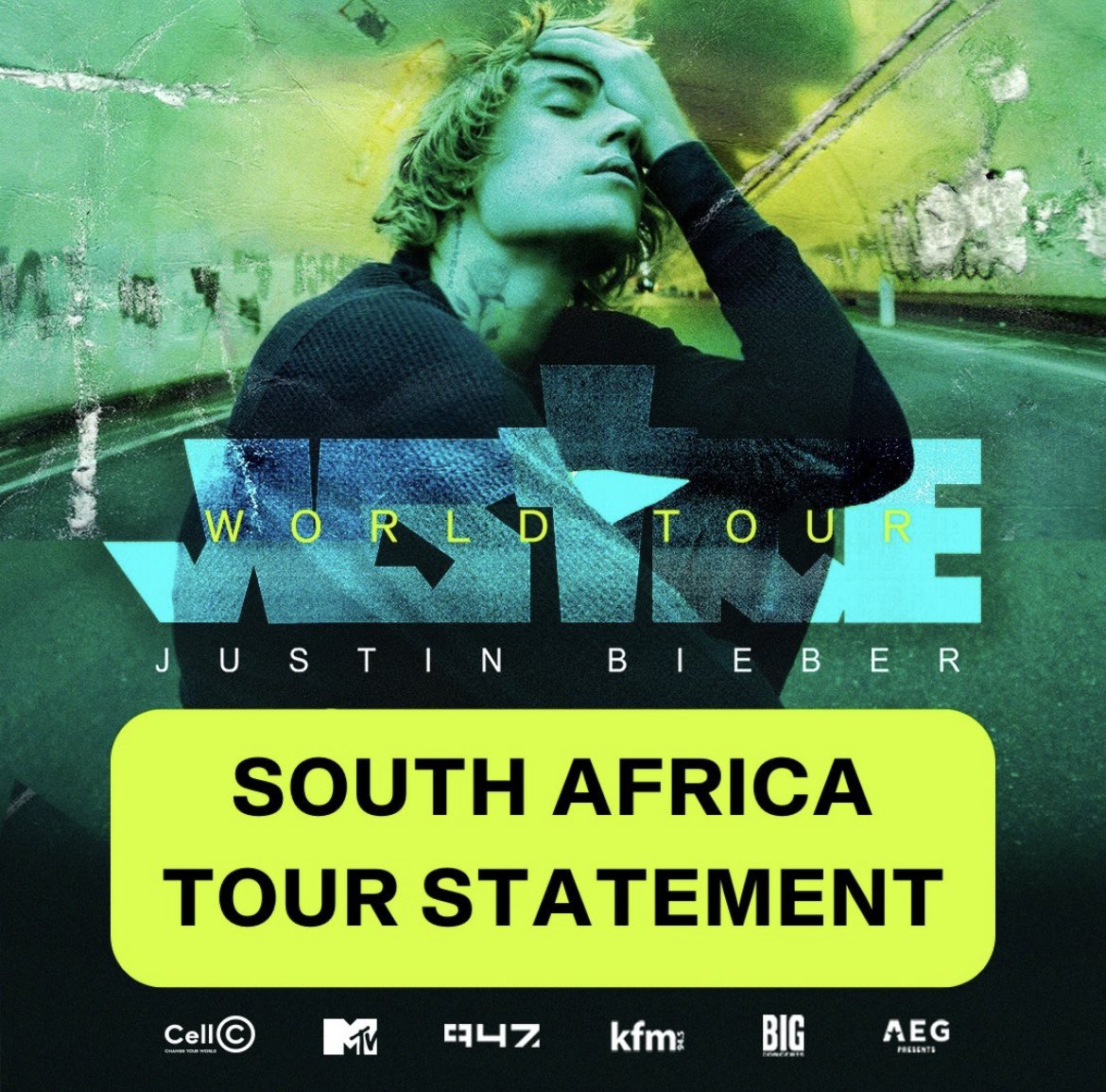 Beliebers! Big Concerts have confirmed that Justin Bieber's Justice World Tour shows in South Africa have been cancelled. Ticketmaster will contact ticket holders directly to arrange a refund.