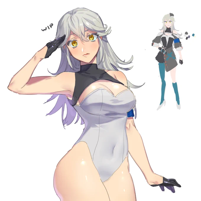 [OC]人工小智杖Daffy泳裝版 