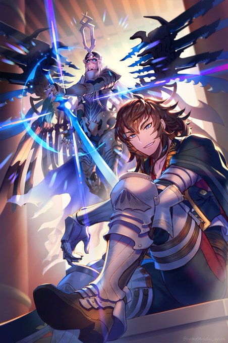 #FFBE幻影戦争イラコン
ギル様とシムールを描きました!

アリアーレを守護する者たち | オワタチ #pixiv https://t.co/DvvxpU1Fu3 