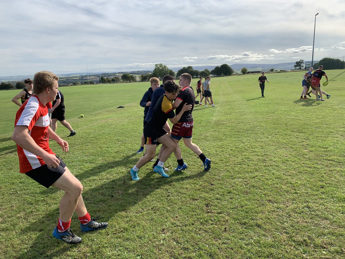 Great first field session back with the Rugby League side, roll on tomorrow’s session <a href="/huddnewcoll/">HNC</a>