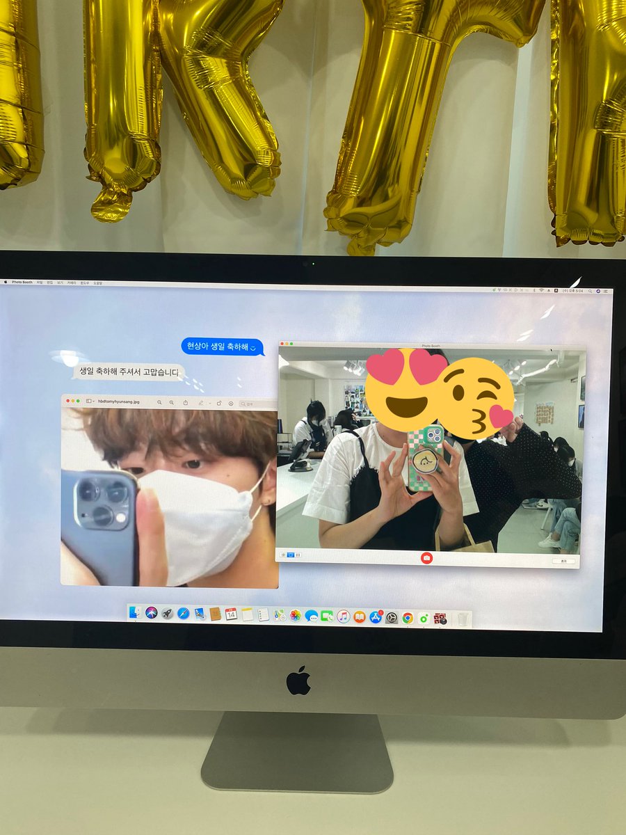 haphno's tweet photo. #현상이곁에_현상이옆에
#하하하_현상생일축_하하하 
현상이의 축하 소감도 들을 수 있었던,
현상이 사진과 음악이 가득했던 생일 카페💙 현상아 생일 축하해😽 https://t.co/RxqizC5aNn