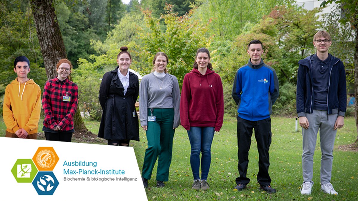 MPI_Biochem's tweet photo. The first full workweek is done!
We would like to take this opportunity to extend a warm welcome to our new trainees! We wish you a lot of fun and success as you start your professional life.
#Ausbildungsstart2022 #VocationalTraining #Ausbildung #MPIB @MPIforBI https://t.co/iRlIyZctHC