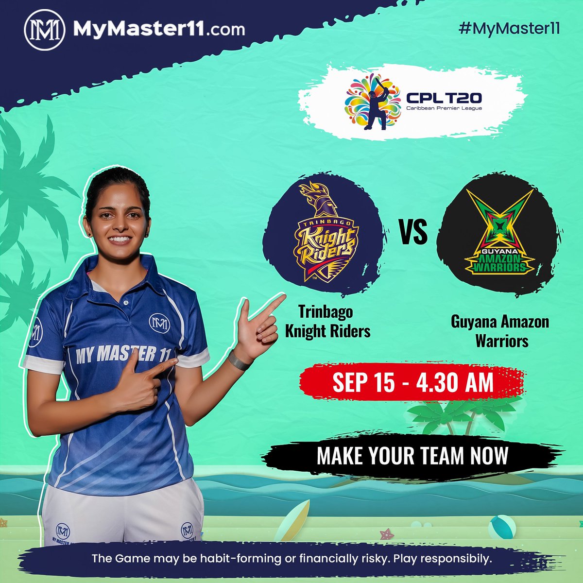 MM11official's tweet photo. 👑 Guyana Amazon warriors vs Trinbago Knight Riders 👑
.
Make your team now at 👉MyMaster11👈 and win 🏆exciting prizes and cash rewards.🏆 
.
Download now👉👉:- https://t.co/t4F9la1u8v
.
#brw #tkrw #brwvstkrw #tkrwvsbrw #barbadosroyalwomen #trinbagoknightriderswomen https://t.co/eBWoggoZUj