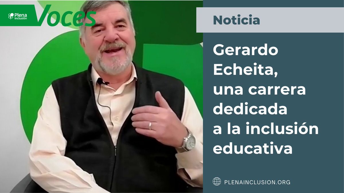 VOCES | La revista Voces 473 es un especial sobre #EducaciónInclusiva 📰

👉🏽 En ella, hacemos un pequeño homenaje a Gerardo Echeita

➡️Enlace: plenainclusion.org/voces/articulo…

➡️Revista: plenainclusion.org/voces/numero/4…