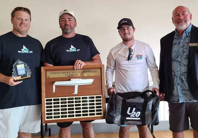 A customer of Ullman Sails Buffalo, Steve Shaw, celebrating the Ultimate 20 National Championship with is crew Tim Porter and Ryan Janov, winning every race they sailed in this event on San Francisco Bay! Well done team!

#ullmansails #sails #sail #sailing  #racingwithullman