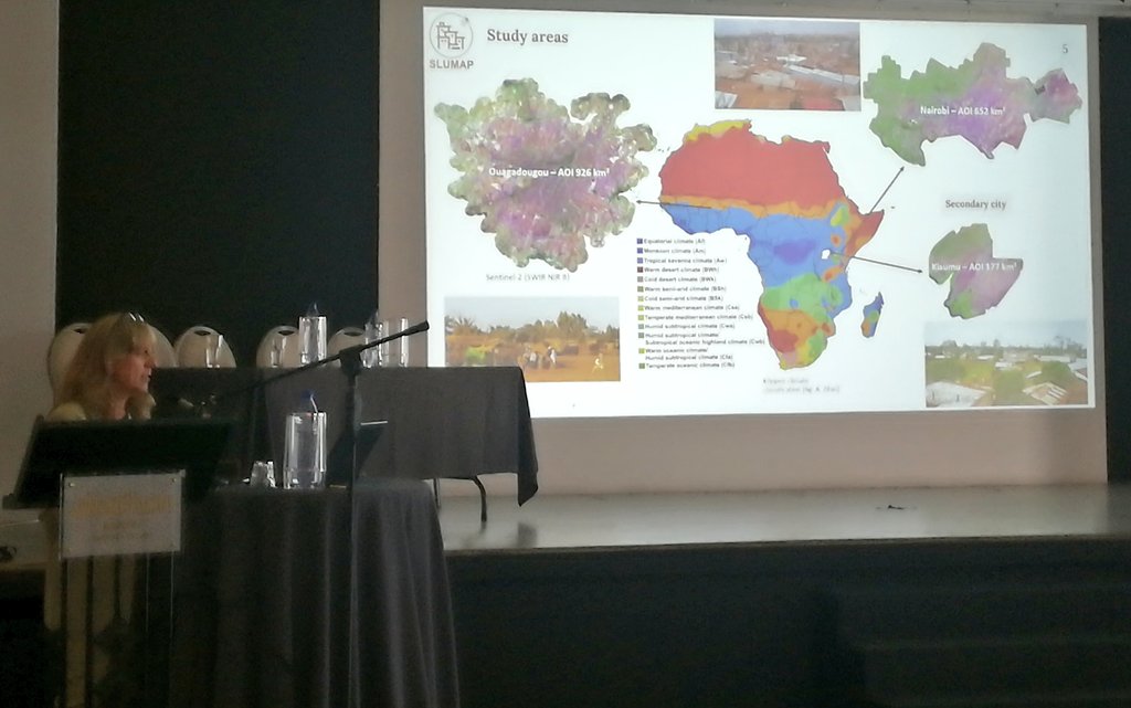 At #EARSeL symposium - workshop on Earth Observation in the Global South. The challenges to adress data gaps. @IDEAMAPSNetwork #SLUMAP @FacultyITC @UTwente