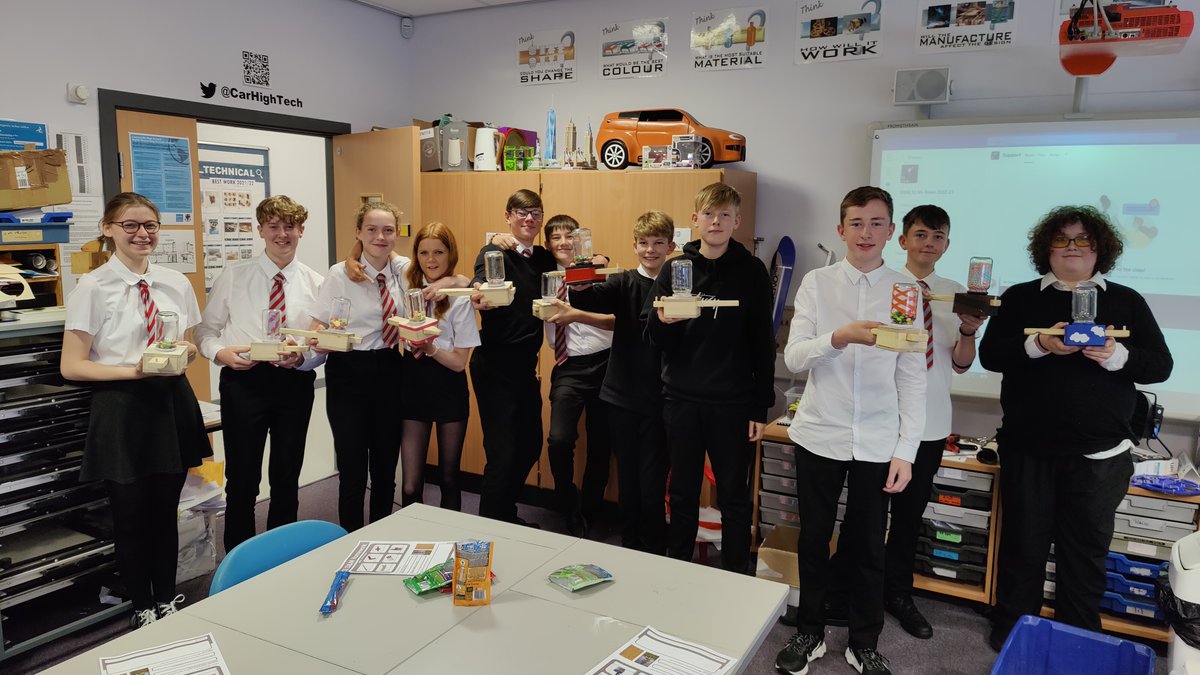 CarHighTech's tweet photo. Mr Rowe’s S3 D&amp;M class produced some fantastic sweet dispensers. They learned about practical woodworking skills but also how to incorporate ergonomics into the design of the handle.
 
The best part... product testing with all the sweets!! https://t.co/SUHfcXDUfu