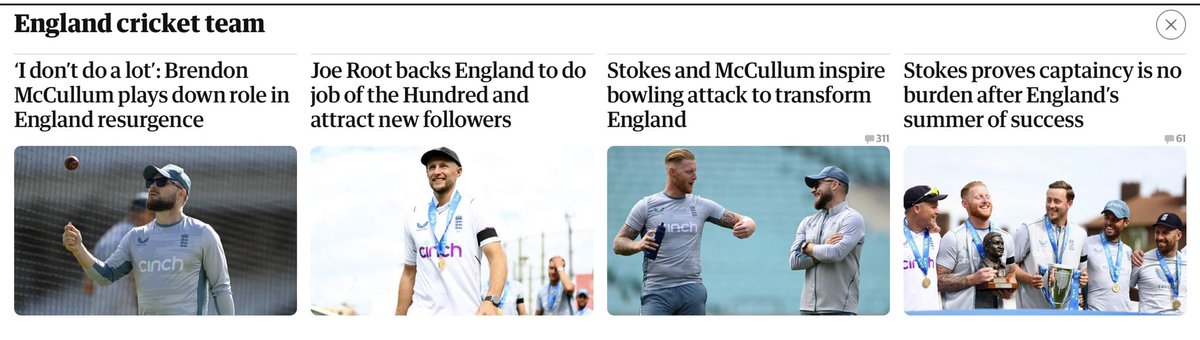 mrchrisaddison's tweet photo. Hey, The @guardian. One of the England cricket teams played the second game in an international series last night. It wasn’t the men. I wonder when you’re going to get around to sorting out the algorithm on your app? It’s been ages. https://t.co/SaZ43E25IT