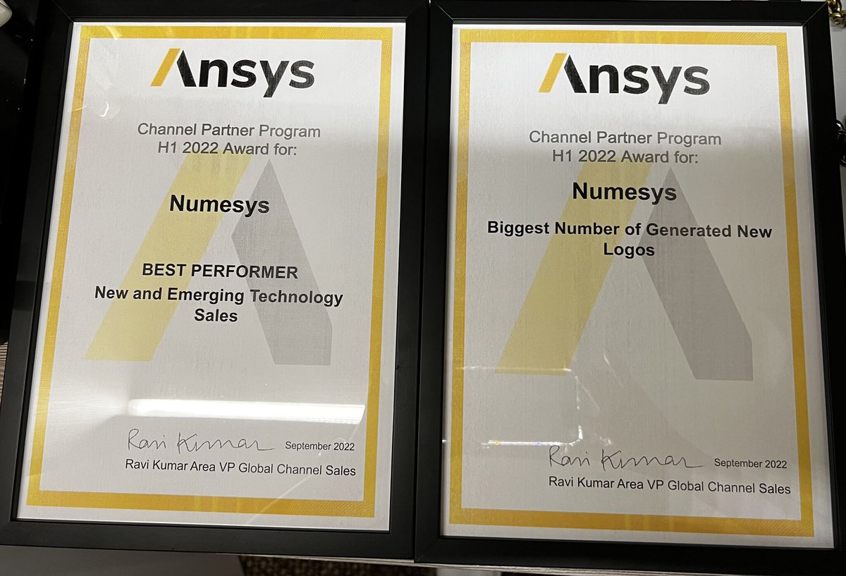 MSI_Dergisi's tweet photo. Numesys, Performansıyla Ansys İş Ortakları Arasında Öne Çıktı
➡️Haberin devamı için: https://t.co/7DiULUPzxN
#Msidergisi #savunmasanayii #savunmahavacılık #Ansys #Numesys
@ekinersan https://t.co/DhCslMp5ns