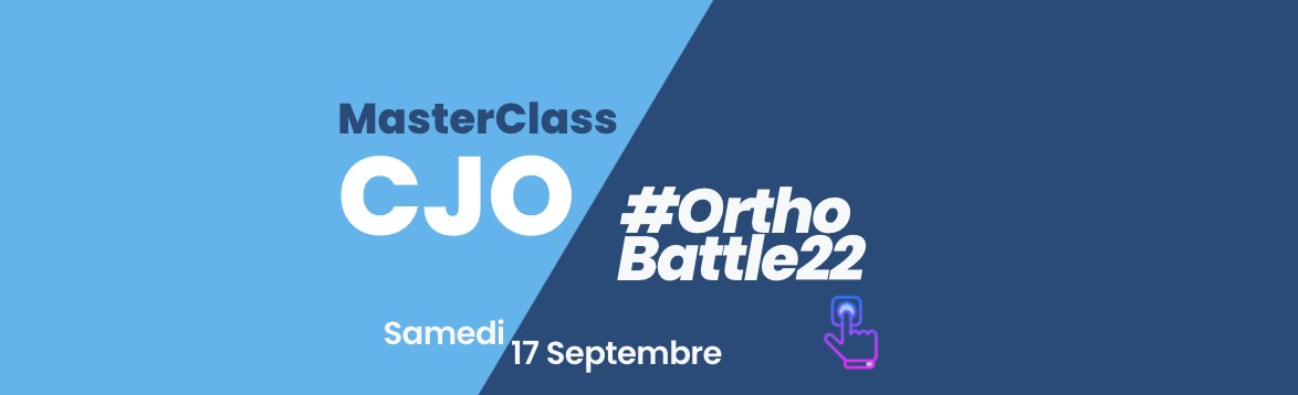 sofcot_ortho's tweet photo. MasterClass #ostéosynthèse du @CJOjeunesorthos suivie des demi-finales #orthobattle22 en direct et en ligne sur notre platforme #elearning
https://t.co/wfo9K0pTdd
C'est gratuit et c'est samedi 17 septembre !
#orthopédie #sofcot #interne #chirurgie #enseignement #sofcot22 https://t.co/0rNJgW0Un0