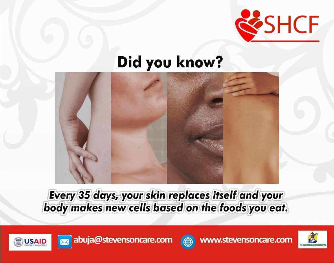 stevenson_cares's tweet photo. Food is more than just taste, it can create deep therapeutic changes that heal, energise and nourish the body and the skin.
#shcf #usaid #nigeriaihp #fhis #fhisabuja #healthinsurance #abuja #abaji #abujamunicipal #bwari #gwagwalada #kuje #kwali #abujahmo #abujahealthcare https://t.co/WbrkqAyK7Z