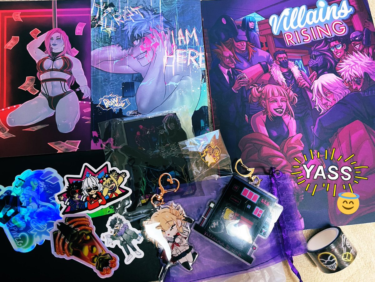 fj10gaa's tweet photo. GORGE GORGE GORGE
MY CONTRIBUTOR BUNDLE OF THE VILLAINS RISING (@VillainsRising ) JUST ARRIVED AT MY PLACE!!!
Thank you for giving me such a wonderful chance💜 https://t.co/3jJk0OL5gl