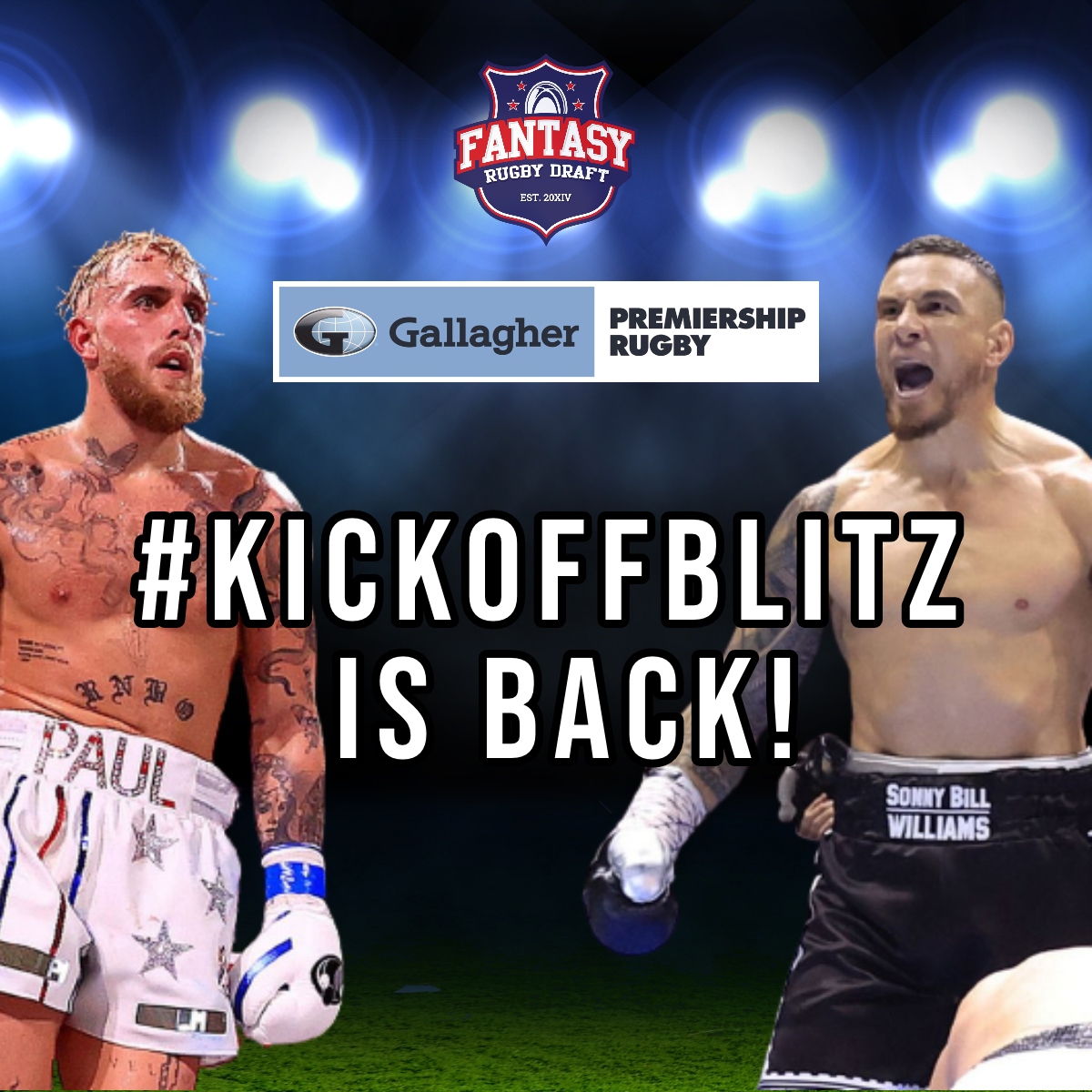 FantasyRugDraft's tweet photo. #KickOffBlitz is back!
The weekly draft and knockout competition that comes free with #ManagerPro
Starting GW3 the KickOffBlitz will run knock-out style till we have 1 man standing. Do you have what it takes to be the champ or are you someone that is all talk and no Fury? https://t.co/iwsnzsAYy3