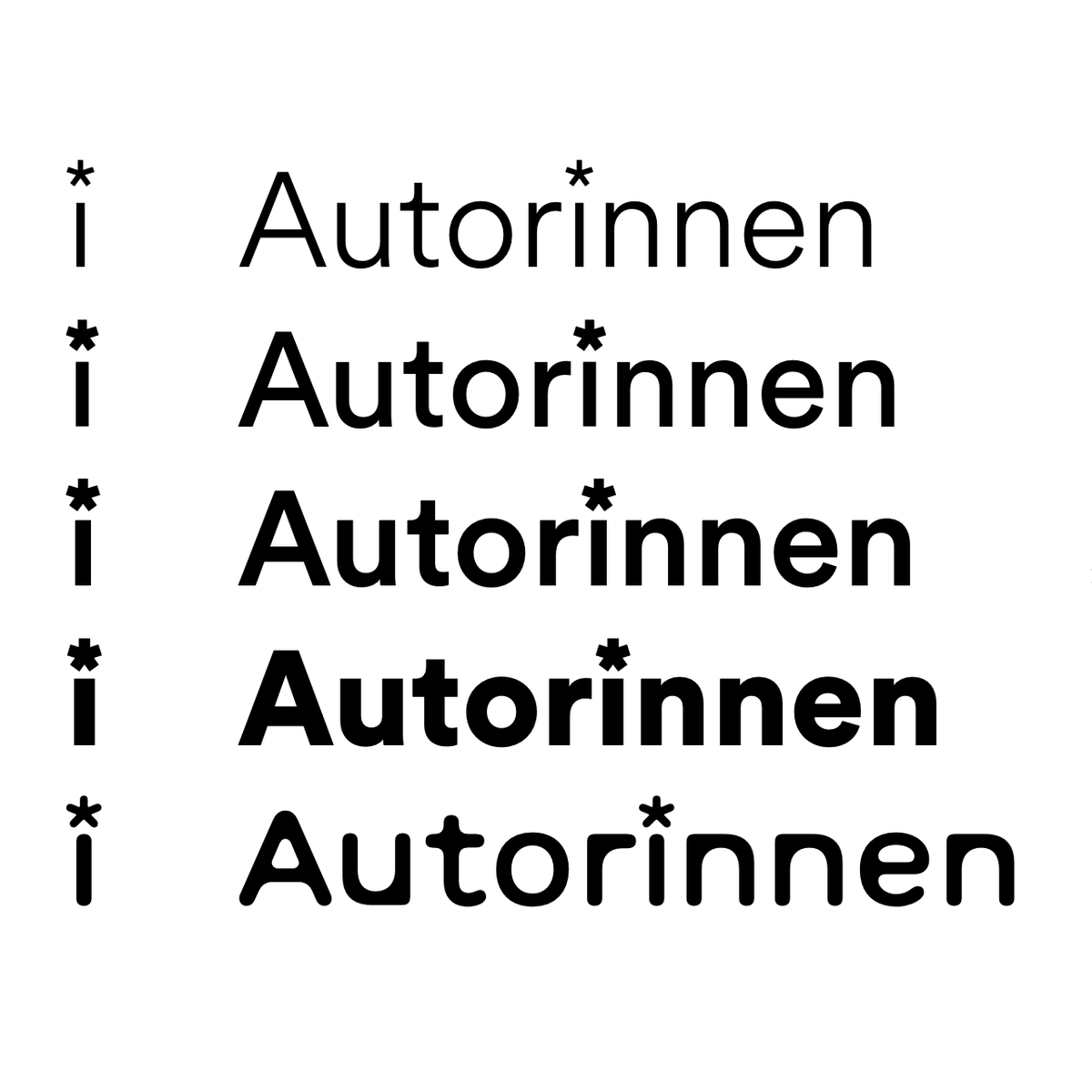 design_futuring's tweet photo. Auf dieses typografische Detail in »Zukünfte gestalten« sind wir ein bisschen stolz, mit besonderen Dank an @dnlutz cc @VerlagHSchmidt! Es gibt eine Gendersternchen-Ligatur für die beiden Zeichen * und i, dann wird Autor*innen zu: https://t.co/6LsbqpnzQV