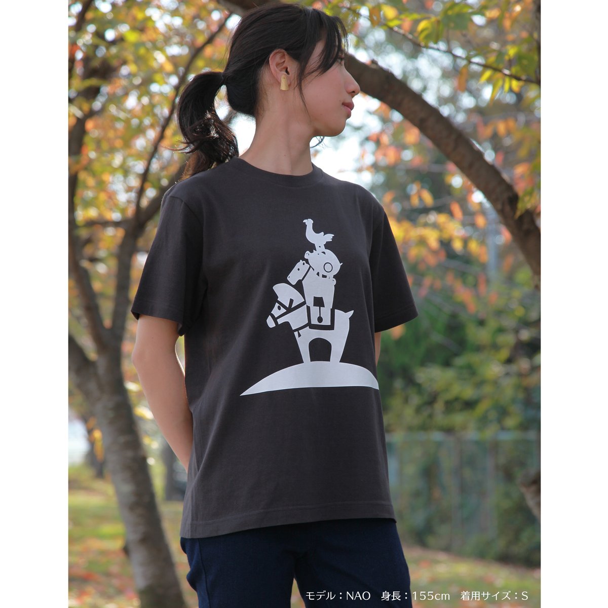 hani_lab_com's tweet photo. 在庫残り僅か💦
埴輪柄のTシャツ販売中です、ぜひこの機会にいかがですか？
売り切れの際はすみません(;´･ω･)

#可愛いと思ったらRT 　#埴輪　#古墳　#埴輪Ｔシャツ　#Ｔシャツ　#埴輪グッズ　#古墳グッズ　#オリジナル　#馬　#犬　#鳥　#埴輪　#墳活　#かわいい　#散歩　#京都 https://t.co/QQEGUUwctC