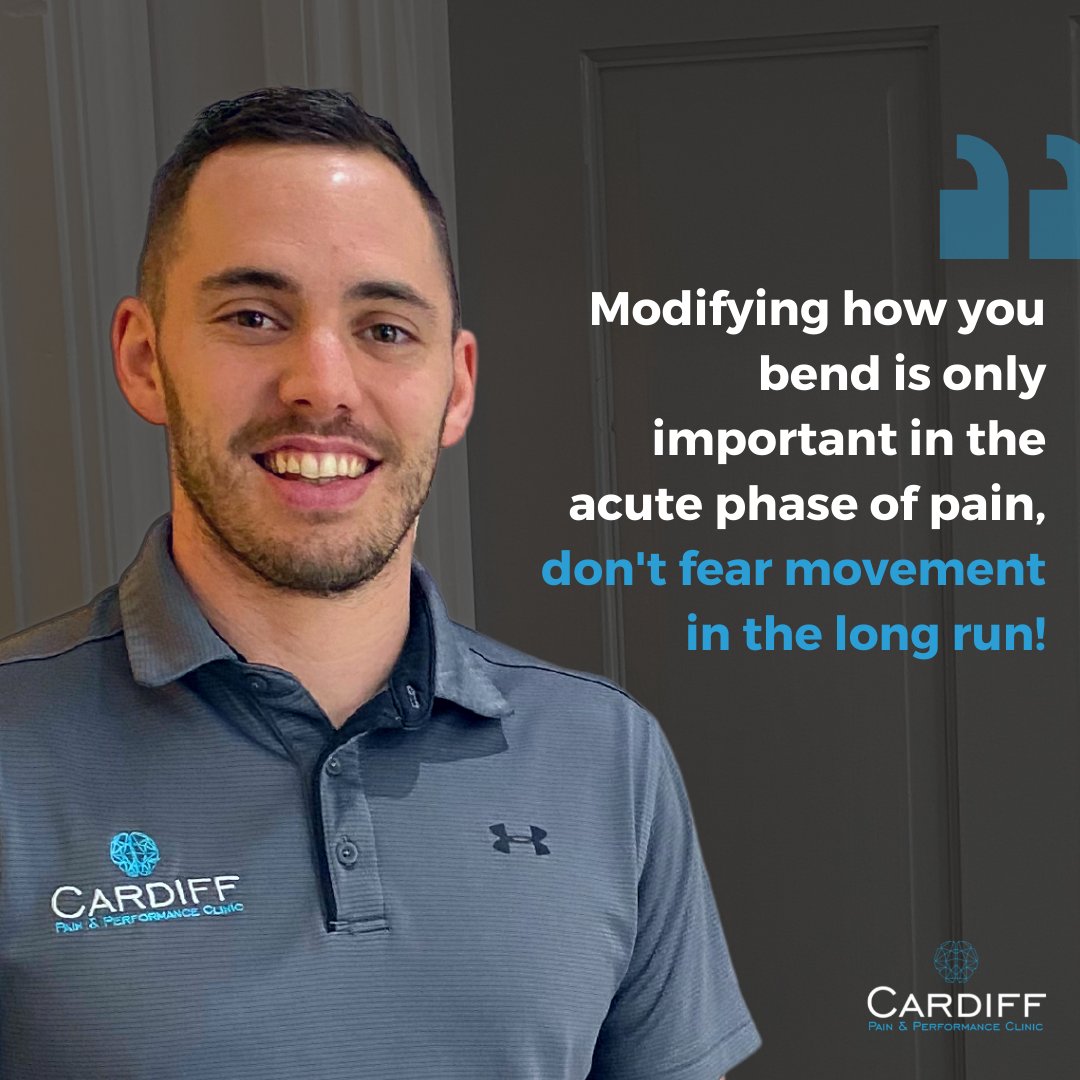 Modifying how you bend is only important in the acute phase of pain, don't fear movement in the long run!

#chronicpain #cardiff #treatments