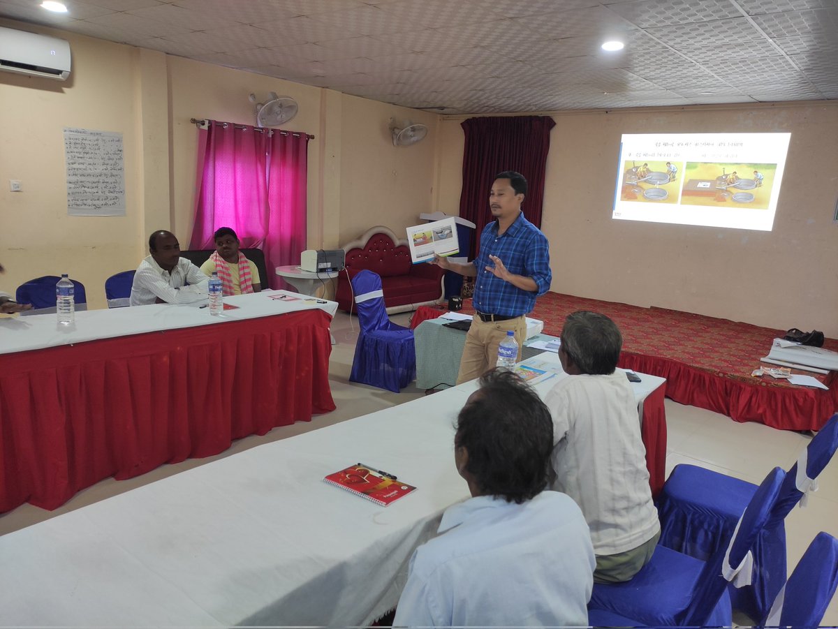 GeruwaB's tweet photo. Happening Now: Orientation to #mason on #rightcontainment #buildingcode and #FSMbylaws for safely manage sanitation in #NepalgunjSubMetropolitancity @SnvNepal @ShresthaRaj98 @GaffarA13256351 https://t.co/bOpL0MyepG