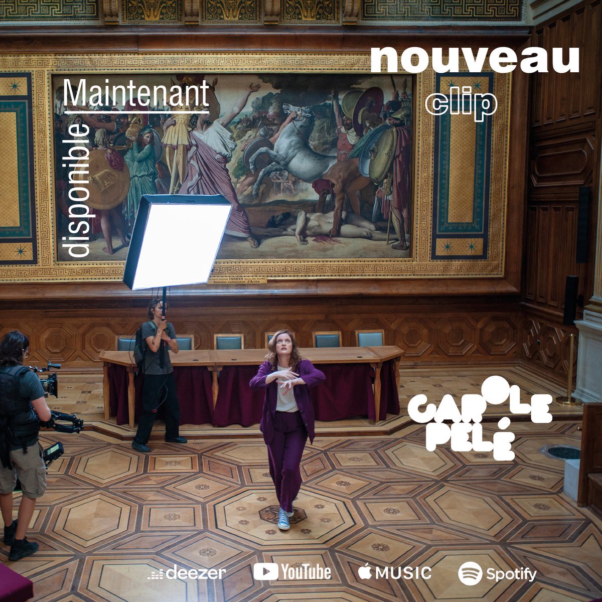 ChancyMusic's tweet photo. NOUVEAU CLIP DISPO 
“Si c’était Dieu” by @carolepele 

https://t.co/F2FEMRPVQX https://t.co/fWBCJGCknw