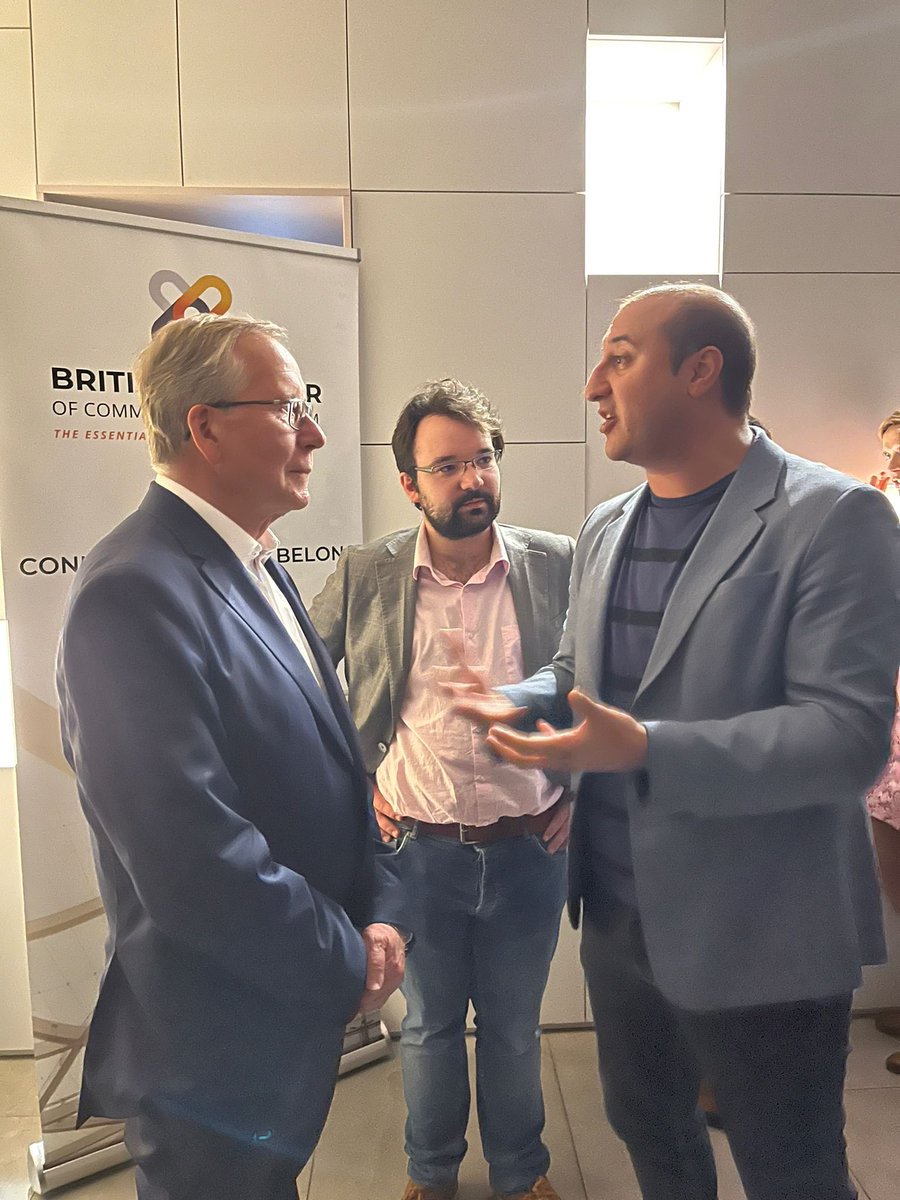 It was a pleasure exchanging with the new <a href="/BritChamBxl/">British Chamber of Commerce | EU & Belgium</a> Director-General Brian Ager at their “Le Grand Retour” Networking event. 🇬🇧🇧🇪 The opportunity to discuss the strengthening of the Chamber’s relationship with partners and the Brussels community.

#cioninternationale