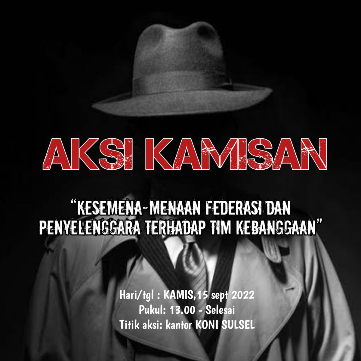 RedGank_PSM's tweet photo. Di saat Terpuruk kami Ingatkan, tapi di saat kalian di perlakukan semena mena oleh Federasi maka kami hadir di barisan kalian kebanggaan #save80 #jagaPSMta #ewakoewakikuewai #psmmakassar https://t.co/fDNi92ZsCH