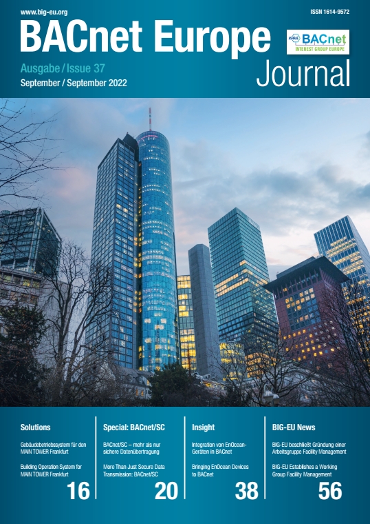 BIG_EU's tweet photo. Out now: BACnet Europe Journal 37

New BACnet Solutions, Insights, Products and BIG-EU news. Enjoy reading the latest edition of the BACnet Europe Journal at:
https://t.co/VklZJiUtVN. https://t.co/l504h90zG7