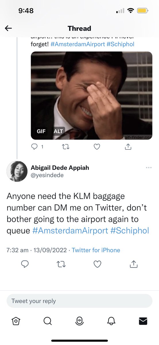 CharlieAParfitt's tweet photo. @unsatifiedget @Schiphol Worth a try? https://t.co/p3NdjPjkz9
