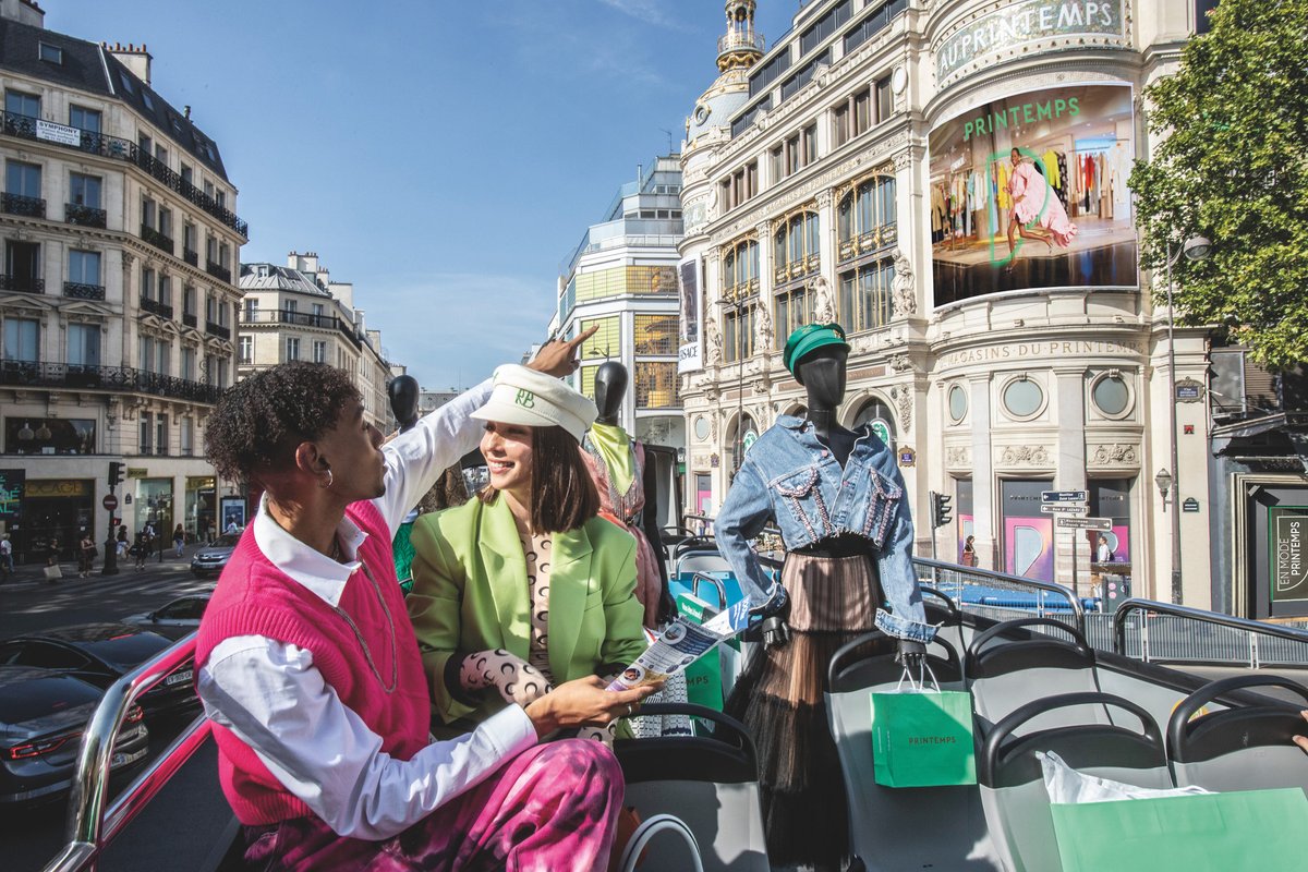 VisitParisIdf's tweet photo. 😃 Profitez de notre offre exclusive Paris Fashion Tour ! Un tour en bus panoramique #Tootbus dans les quartiers emblématiques de la mode + une expérience shopping pétillante au @Printemps A réserver au plus vite !
👉 https://t.co/0M9SmfpmO1
📸 © Tootbus
#visitparisregion https://t.co/u9WZ8VDXOG