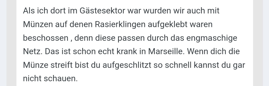 Das ist einfach nur noch krank. 
#SGE #OMSGE