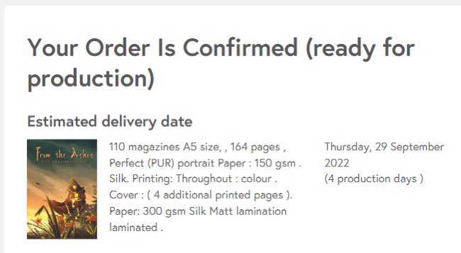 Recovery_Zine's tweet photo. After many months, three formatters, and one last delay, the books have officially been ordered!!! 

As soon as production is complete and they are en-route from printer to shipping mod, we will send address confirmations for fulfillment. https://t.co/2I4N801rDC