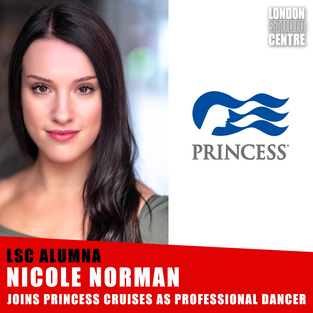 LdnStudioCentre's tweet photo. Congratulations to LSC Alumna @Nicole_Norman1  for landing her dream job with @princesscruises as a professional dancer this year! 🛥

Nicole will be onboard both the Island and Coral princess! She has started with the Island Princess and is at the beginning of a world cruise! 🌍 https://t.co/h8prl55Q3e