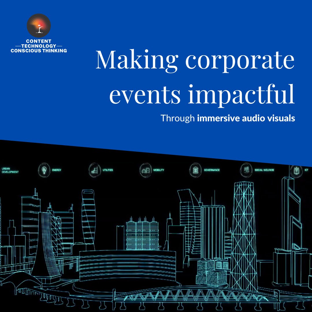 iRealitiesGroup's tweet photo. iRealities brings the perfect mix of technology and content that increases the impact of corporate events.
.
.
.
.
#irealities #content #technology #designthinking #corporateevents #event #corporate #audiovisual #immersivetechnology #ai #audio #visual #3danimation #3devents https://t.co/LdE3BBOtSf
