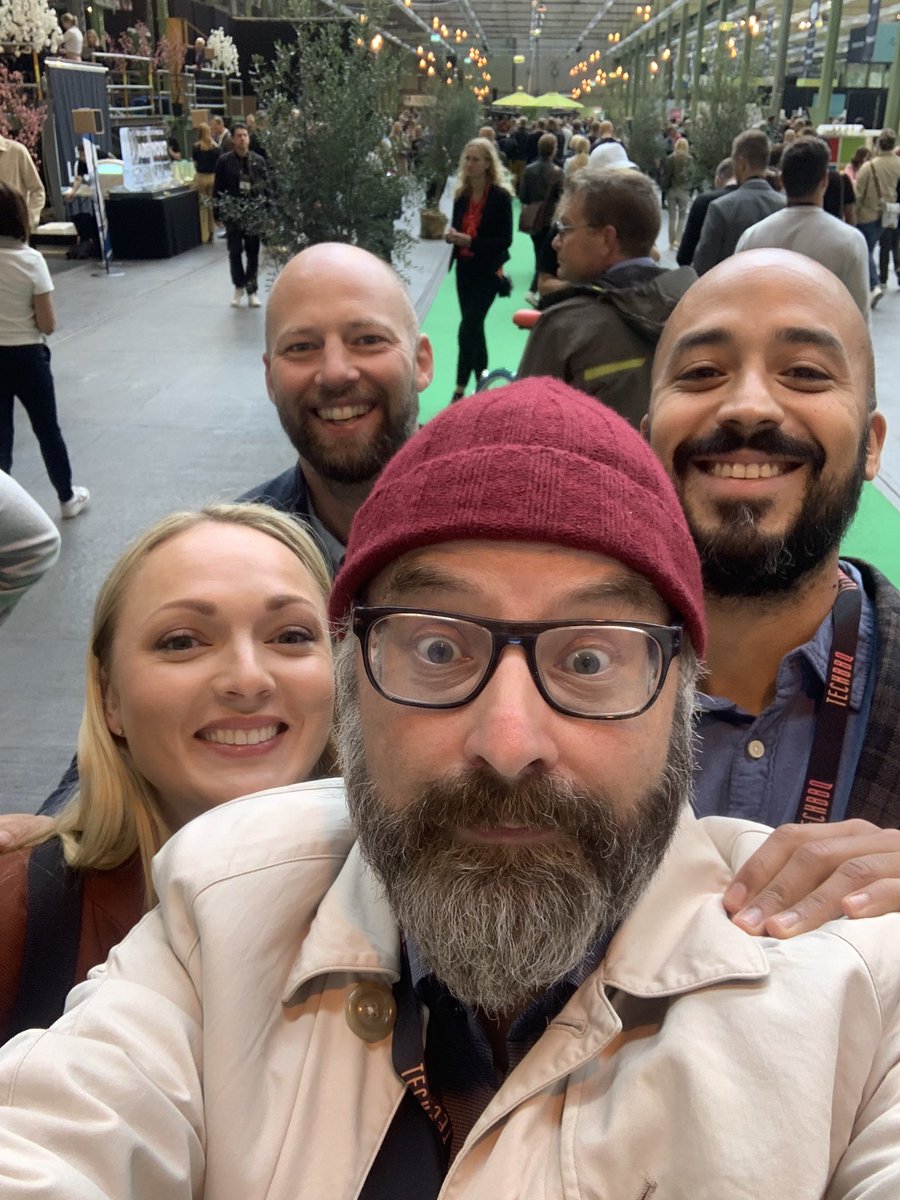 Fullt ös direkt här och nu på #TechBBQ