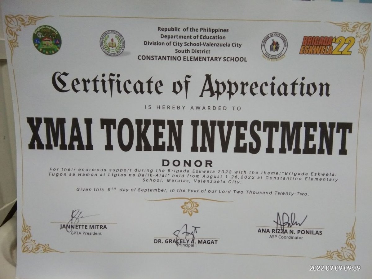 XMAI_Token's tweet photo. Our Dear XMAI Token member 912****209, who have been earning in XMAI token donated school necessities like ( electric fan, floor mop,alcohol, facemask etc.) https://t.co/HTgYDW2cVe