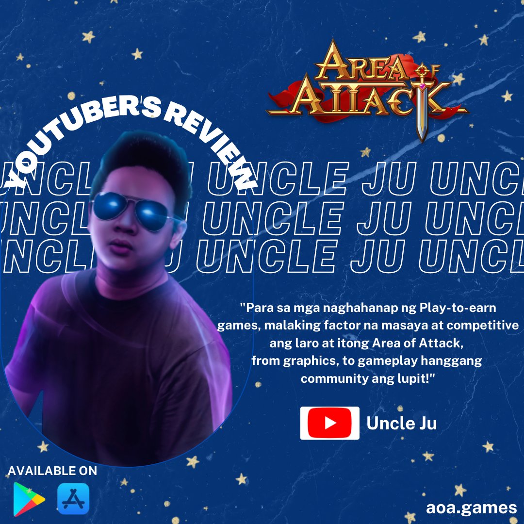 AreaofAttack's tweet image. Thank you for the good review Uncle Ju @callmeuncleju ! 🤩

What are you waiting for? Play and earn now with Area of Attack!

⚔️⚔️⚔️

Official Website 👉🏻 aoa.games